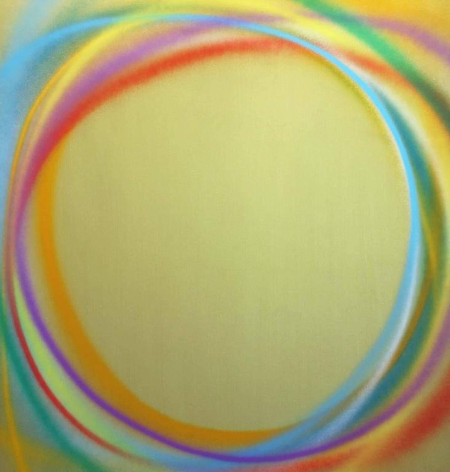 Dan Christensen Abstract Painting - Greenglo