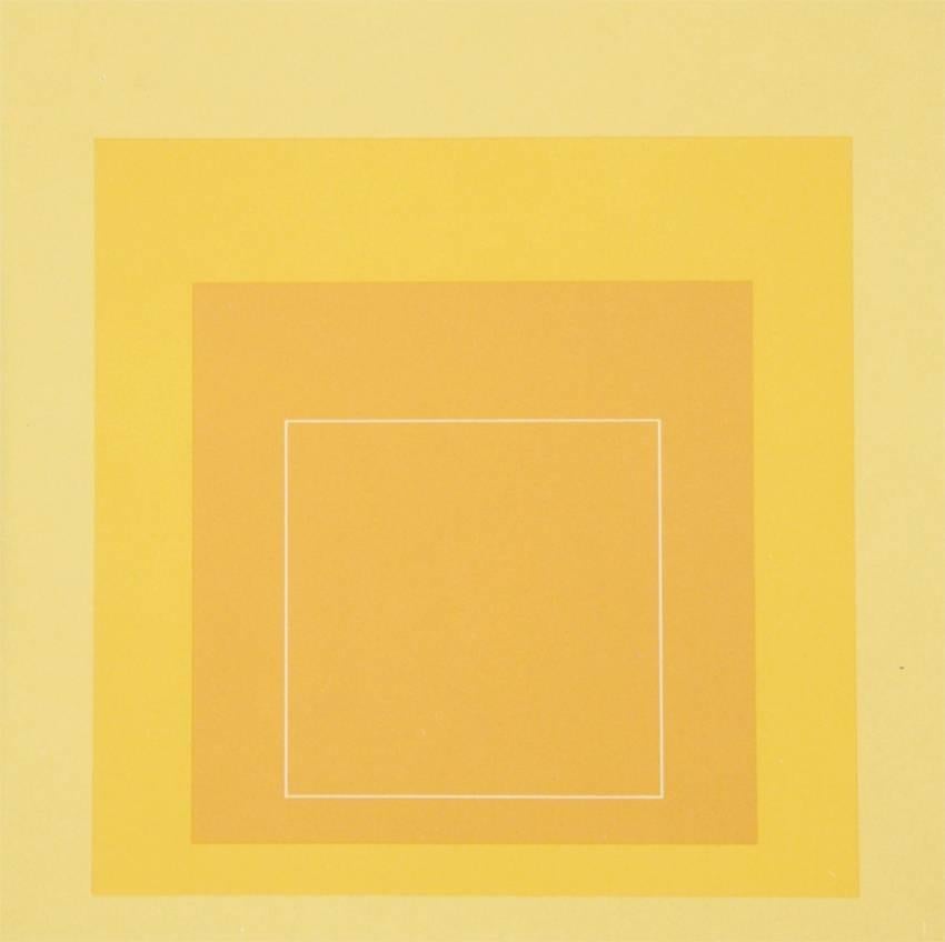 White Line Square I - Print by Josef Albers
