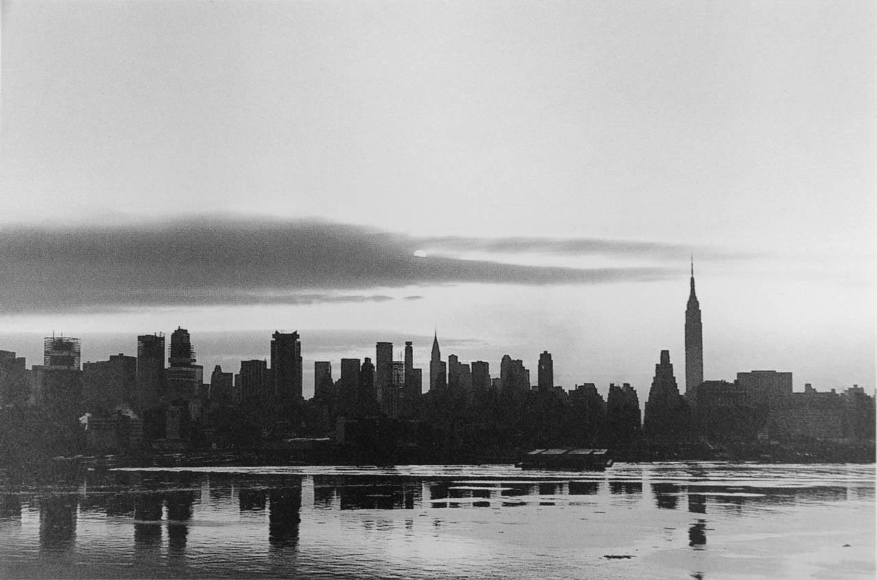 George Tice Black and White Photograph - Sunrise, New York