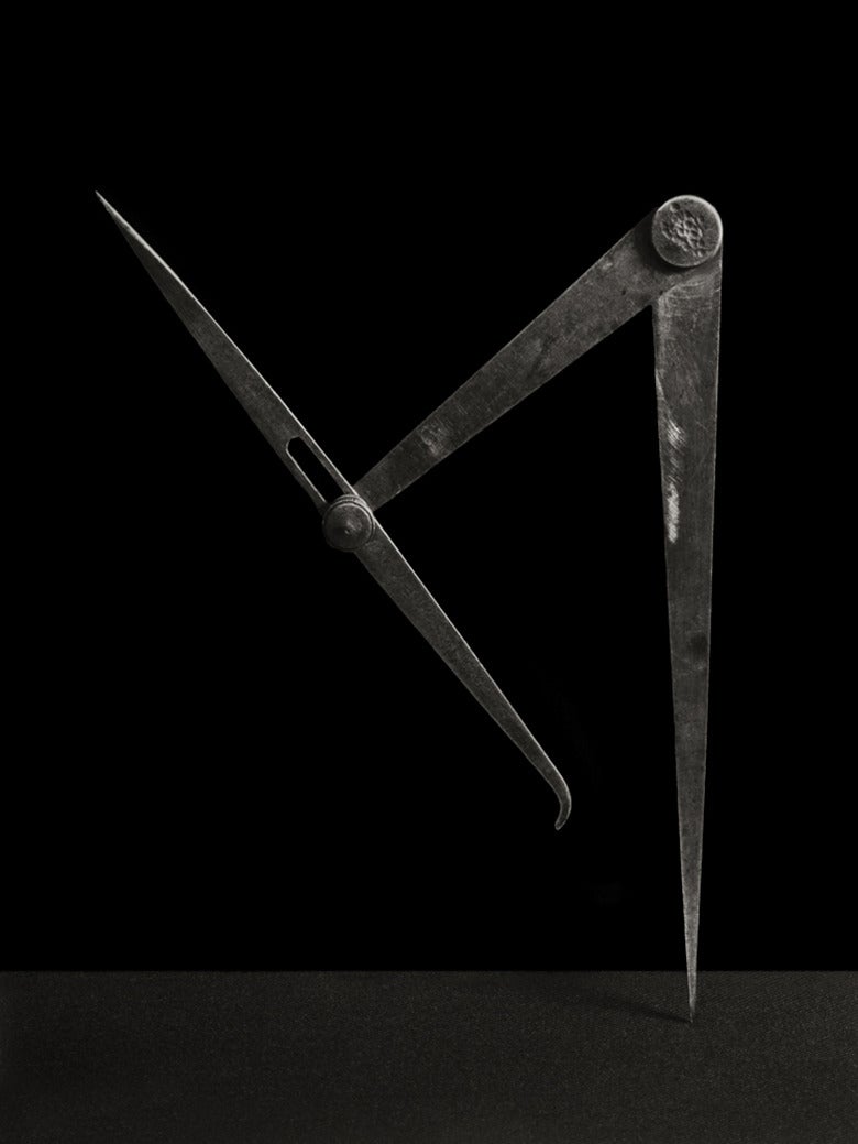 Richard Kagan Black and White Photograph – Caliper mit Maphrodite-Muster