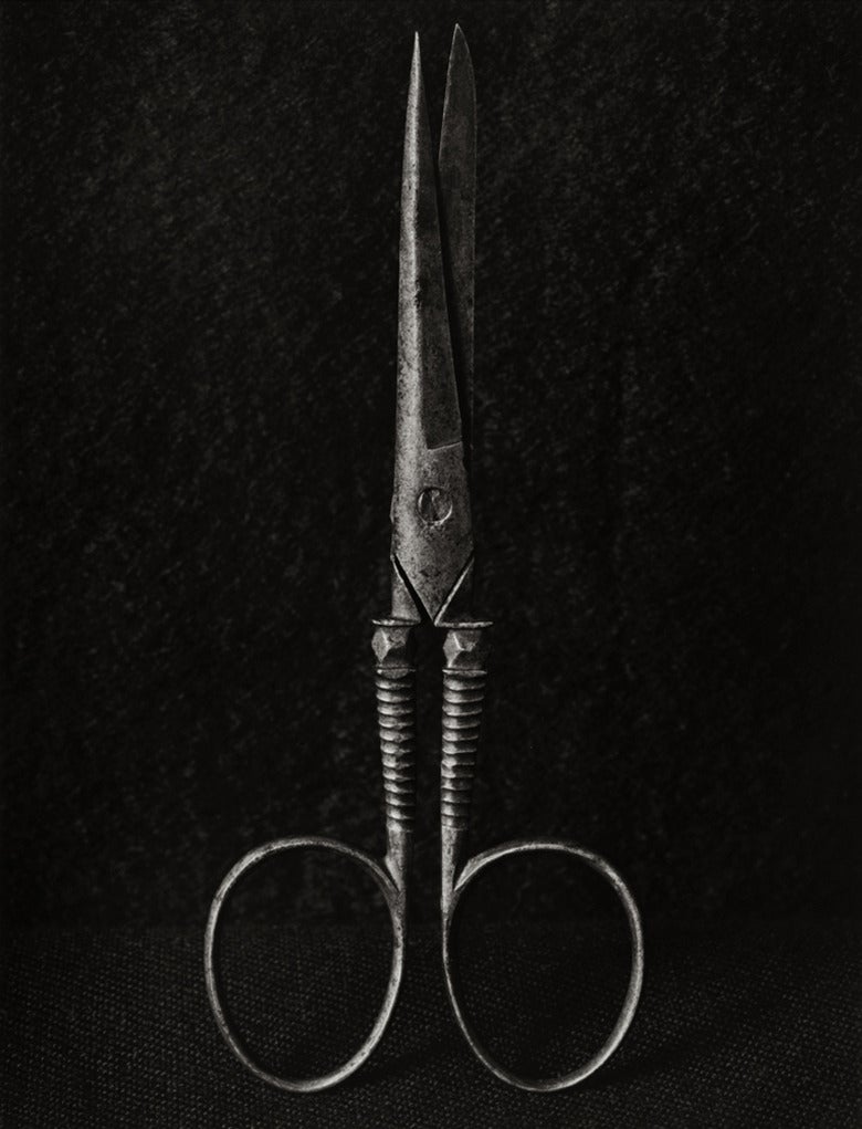 Richard Kagan Black and White Photograph - Sewing Scissors