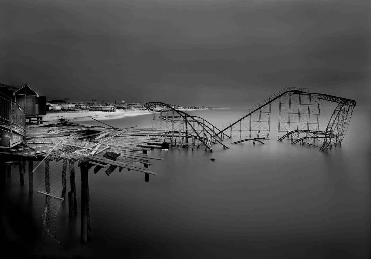 Michael Massaia Black and White Photograph - Casino Pier, Seaside Heights