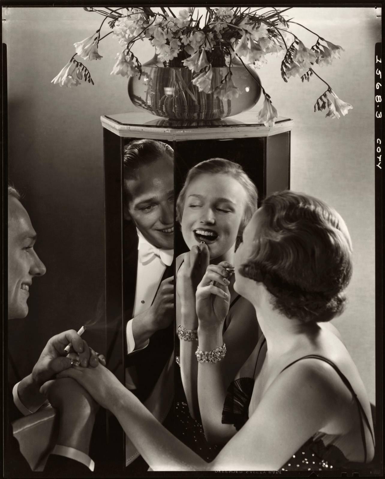 Edward Steichen Black and White Photograph - Coty Lipstick, J. Walter Thompson Agency