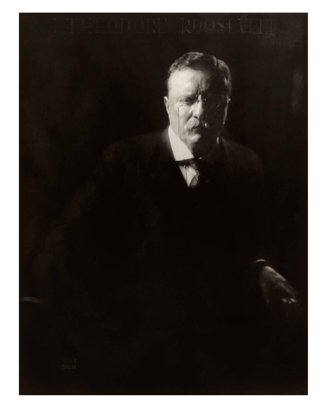 Edward Steichen Black and White Photograph - Theodore Roosevelt