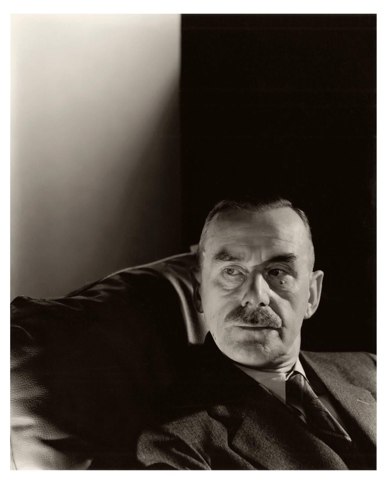 Edward Steichen Black and White Photograph - Thomas Mann, NY