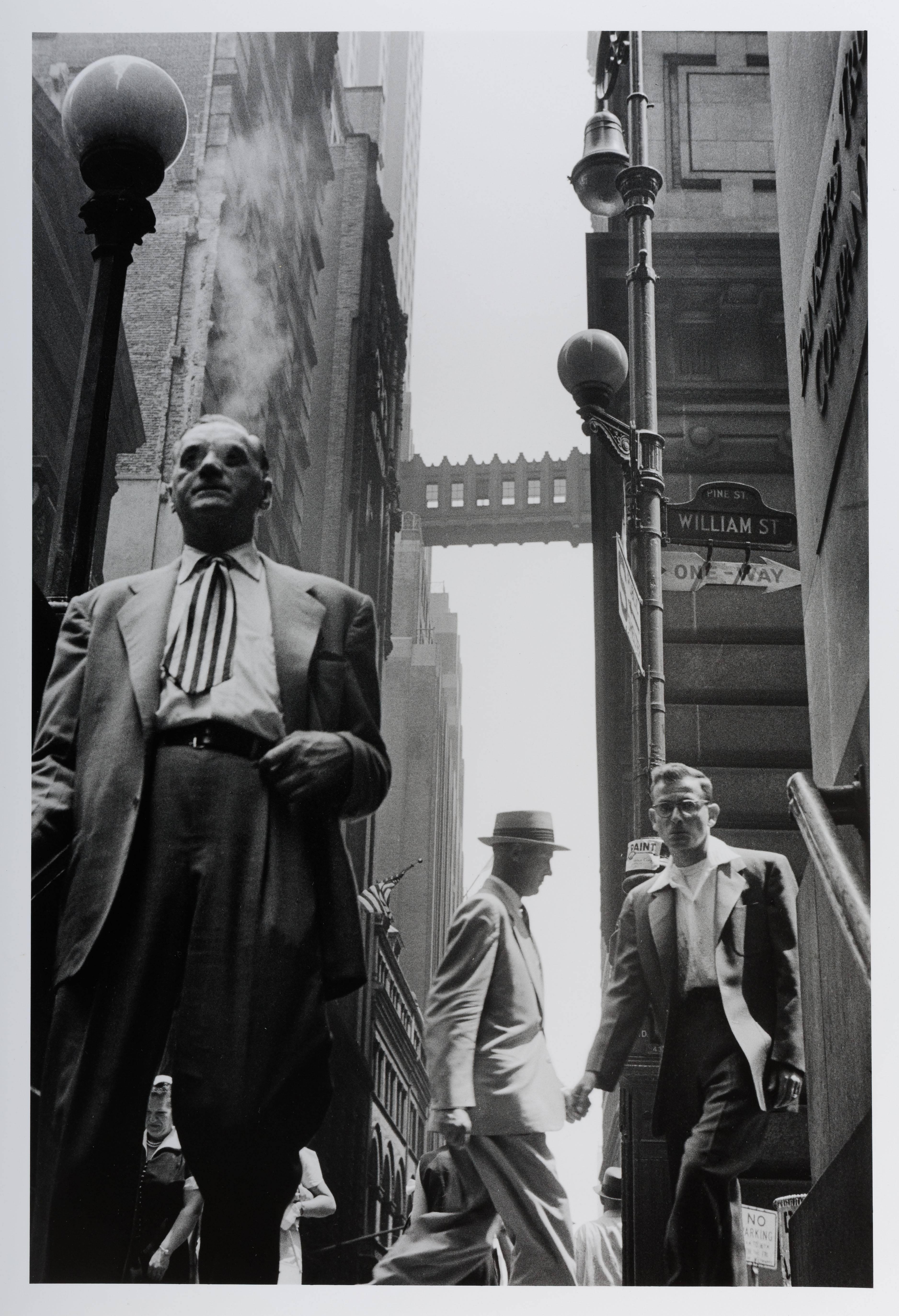 Leonard Freed Black and White Photograph - Wall Street, NYC