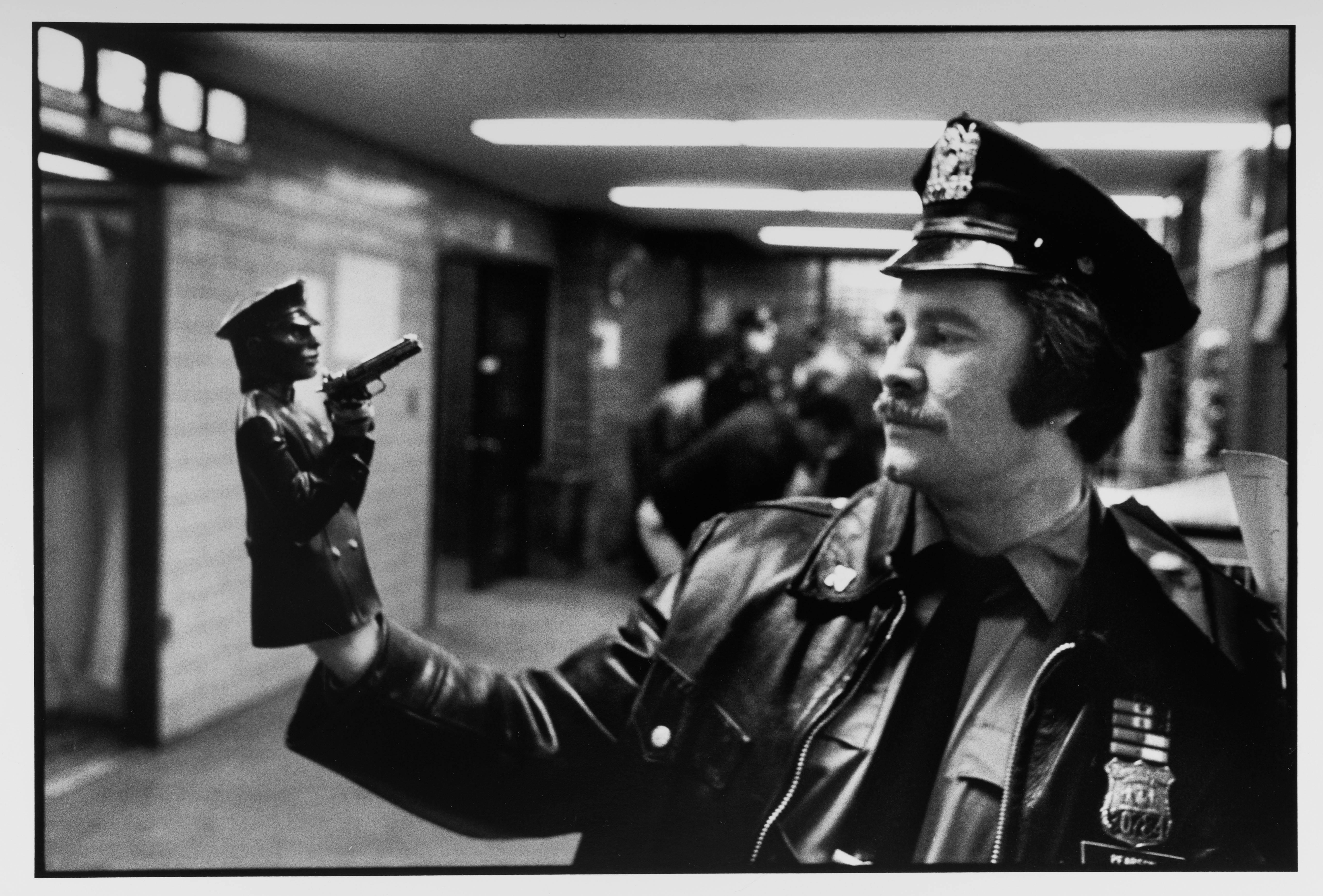 Leonard Freed Black and White Photograph - NYC Police Work