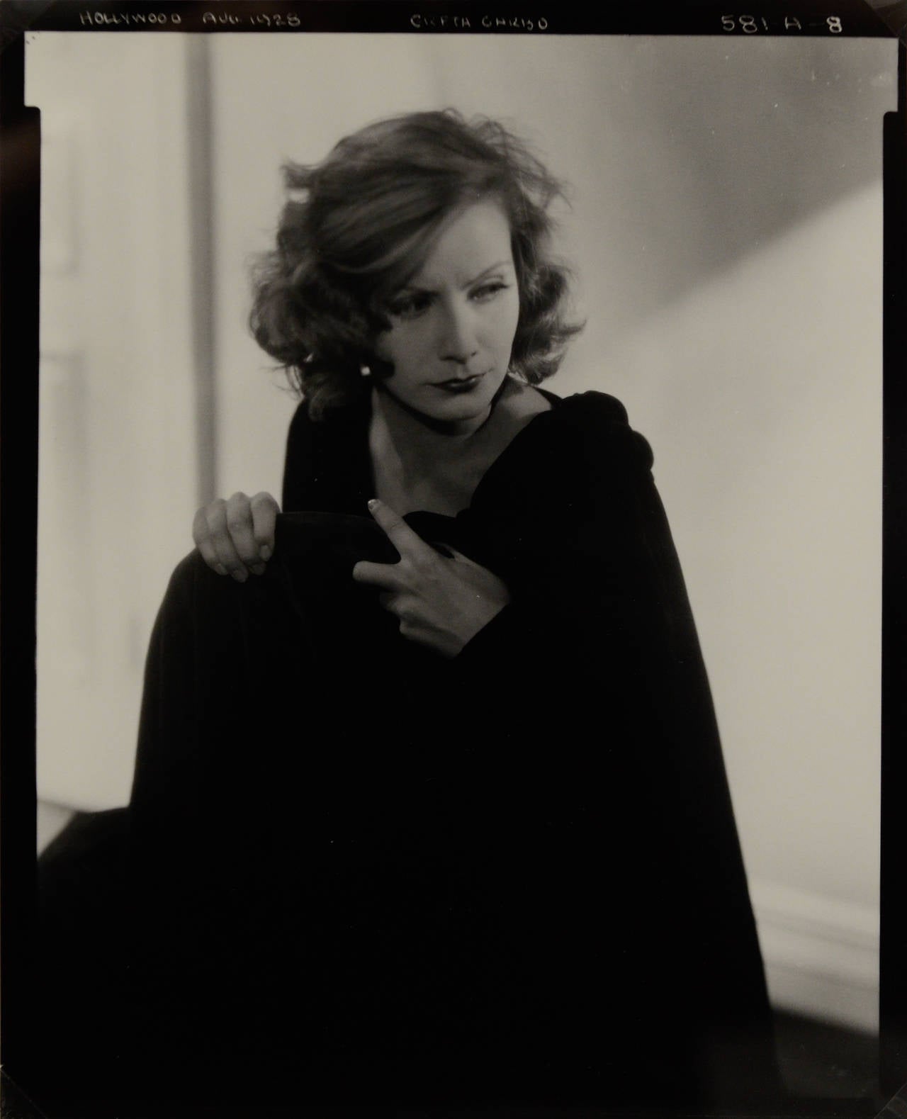 Edward Steichen Black and White Photograph - Greta Garbo, 1928