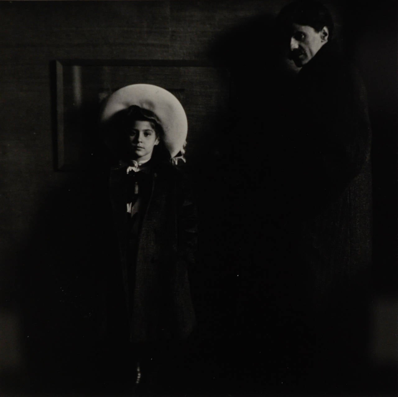Edward Steichen Black and White Photograph - Stieglitz and Kitty, New York, 1904