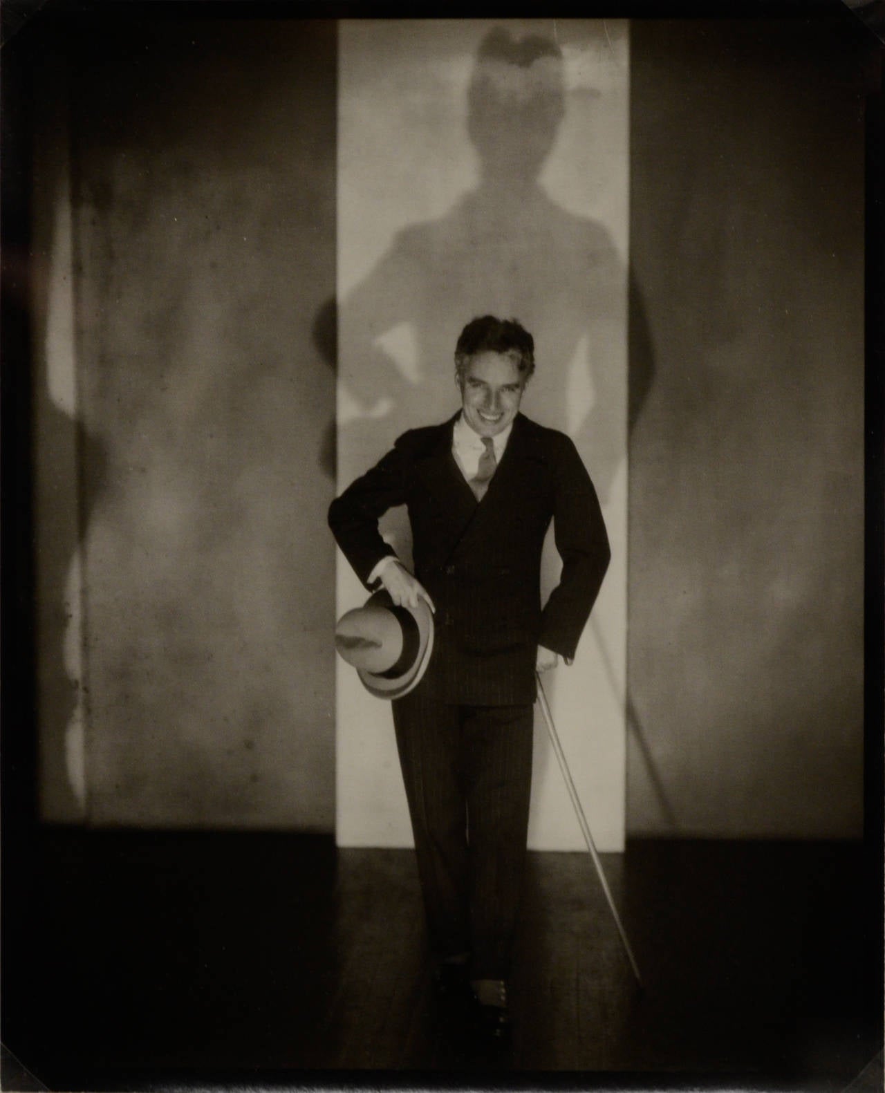 Edward Steichen Black and White Photograph - Charlie Chaplin, 1928