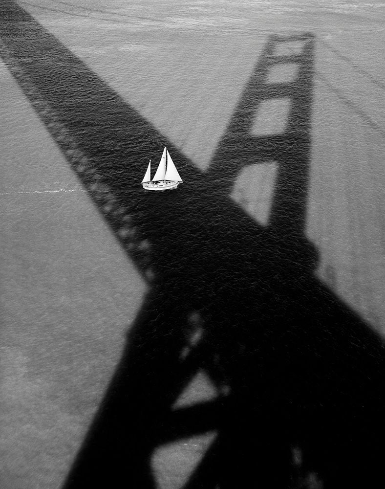 Stu Levy - Golden Gate Bridge #176 (Sailboat and Shadow 