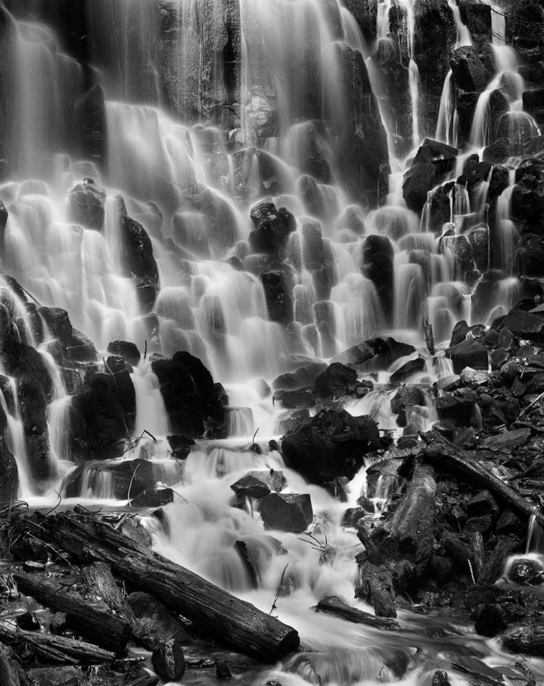 Stu Levy Black and White Photograph - Ramona Falls, Oregon