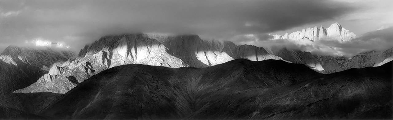 Brian Kosoff Black and White Photograph - Mt. Whitney and Clouds