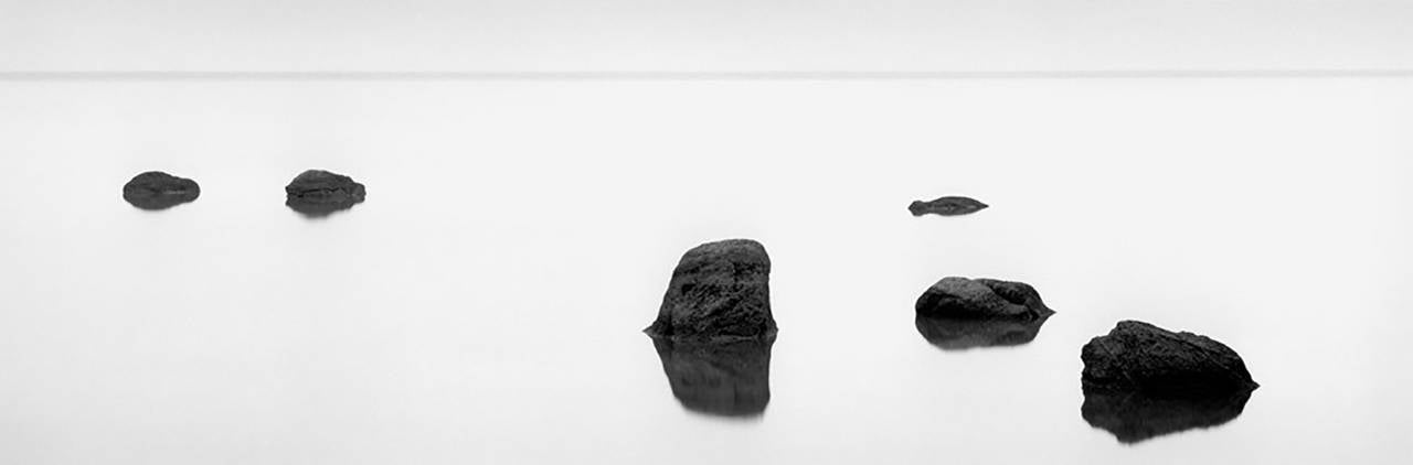 Brian Kosoff Black and White Photograph - Six Rocks