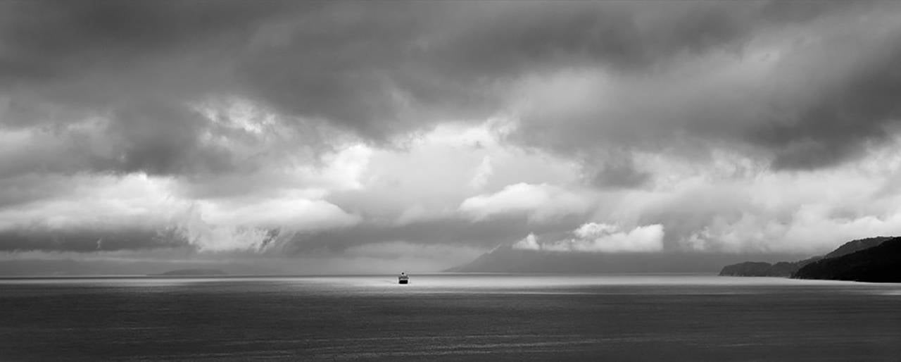 Brian Kosoff Landscape Photograph - Ferry, Norway