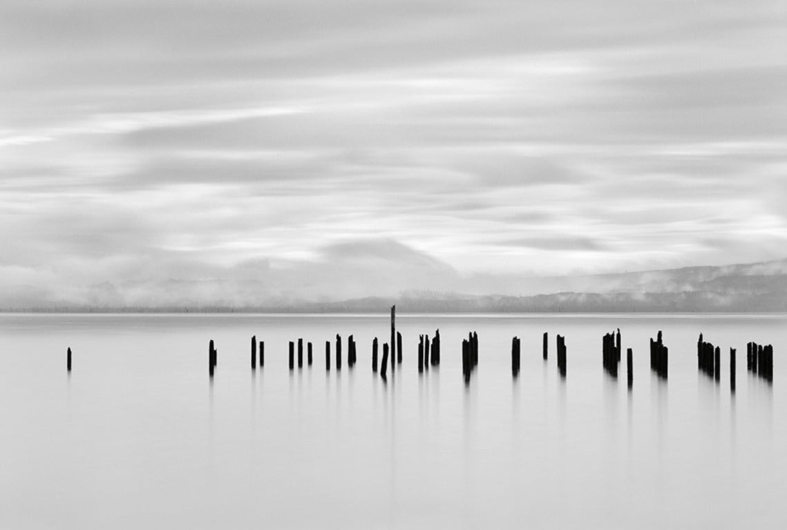 Brian Kosoff Black and White Photograph - Columbia River #3