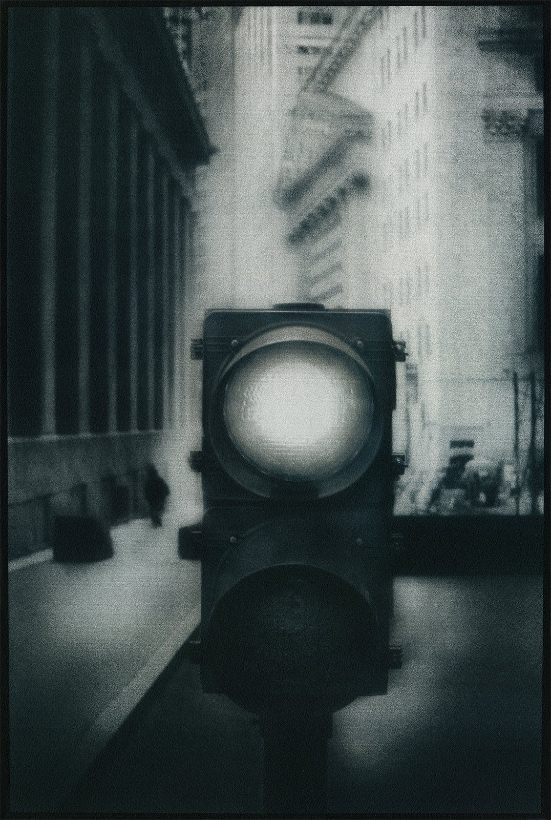 Peter Liepke Black and White Photograph - 21st Century Wall Street