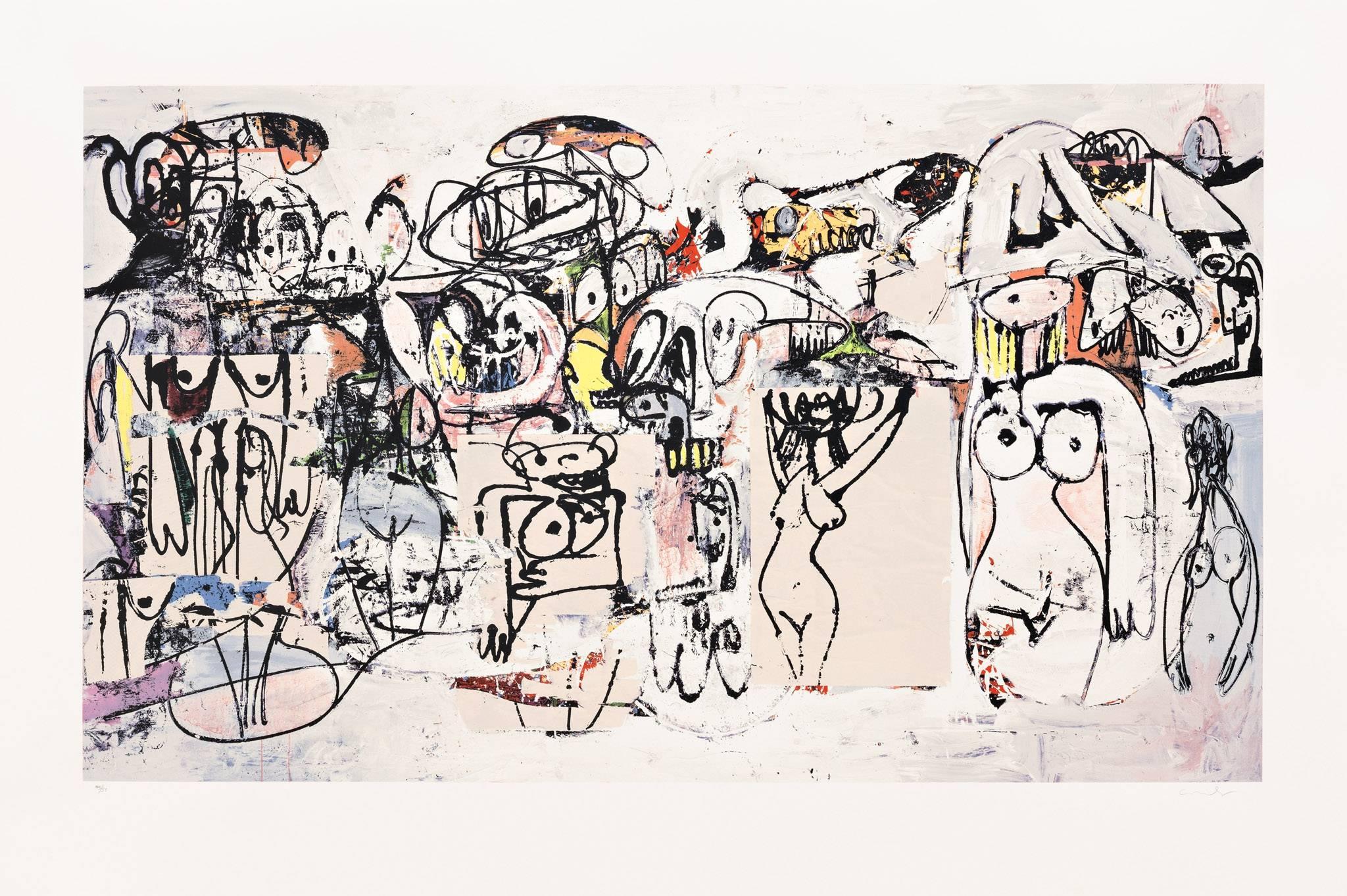 Invocations of Miles - Print by George Condo