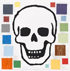 Abstract Composition with Skull