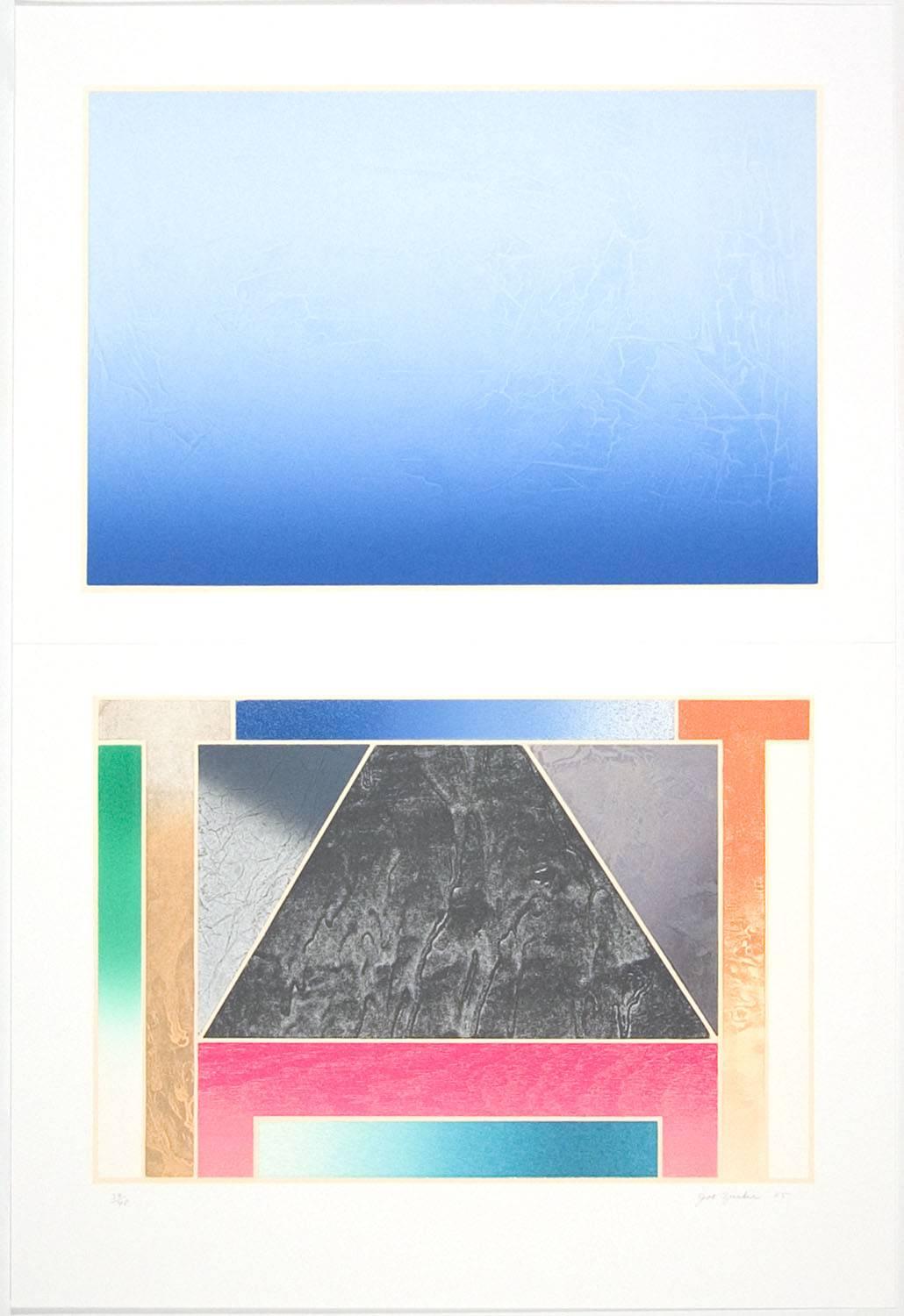 Joe Zucker Abstract Print - Vesuvius Box & Lid