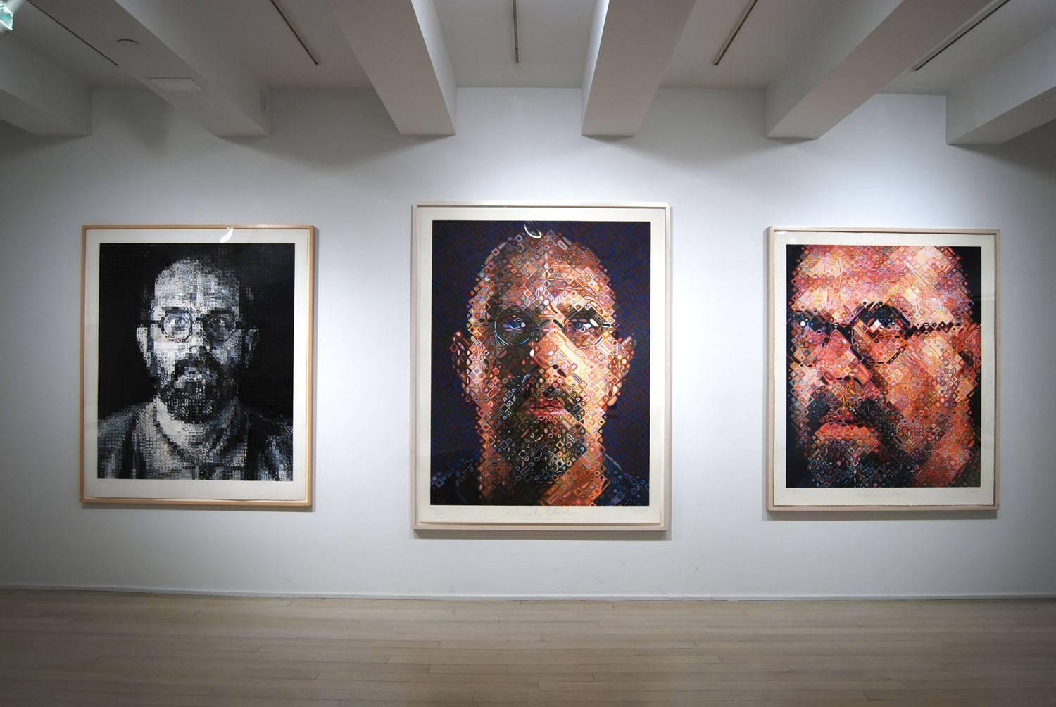 Self Portrait - Print by Chuck Close