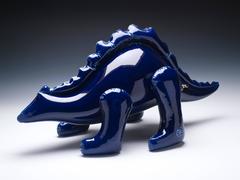 Large Blue Stegosaurus
