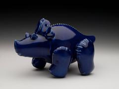 Small Blue Triceratops