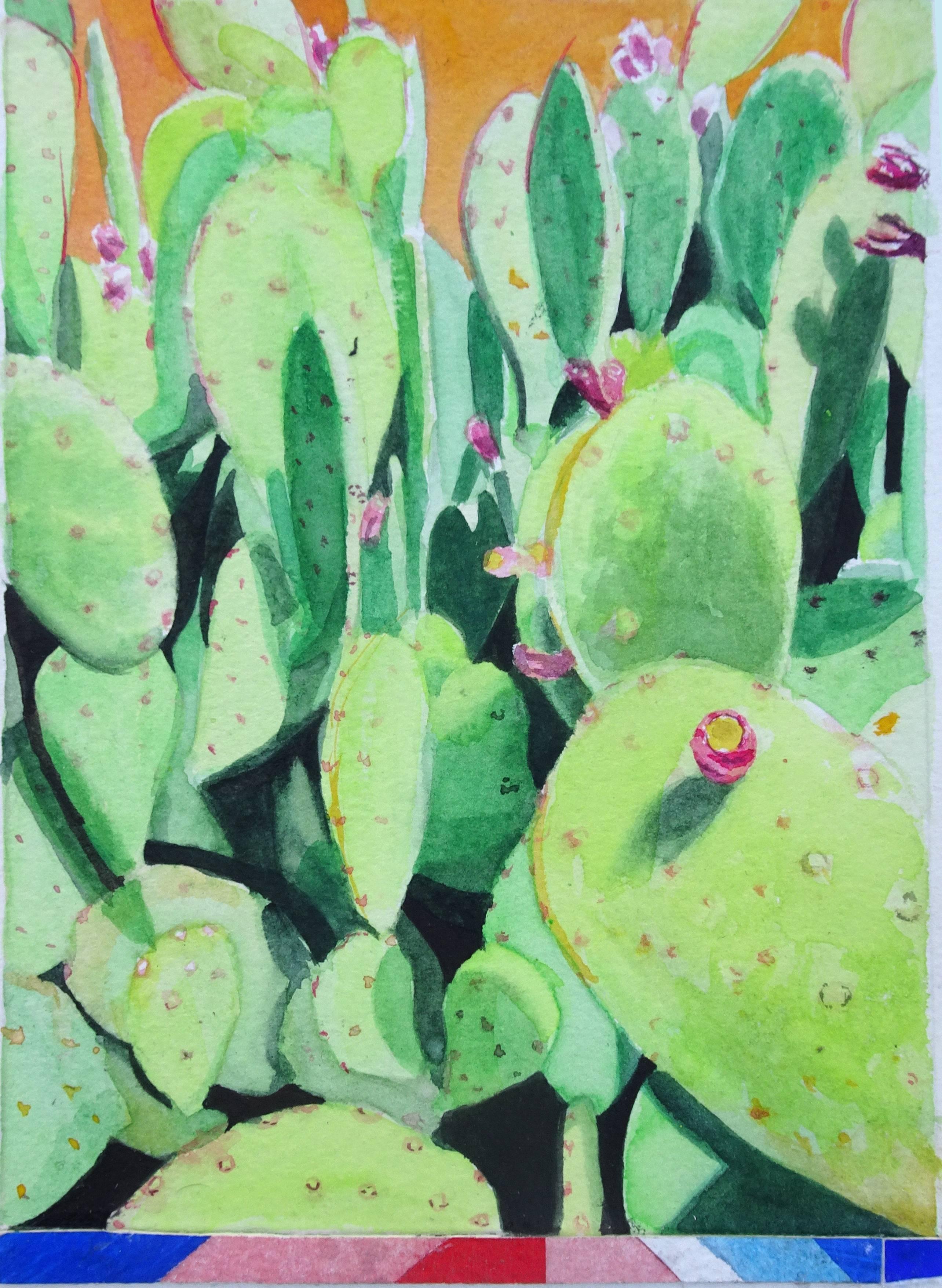 Cacti - Painting by Matthew Mullins