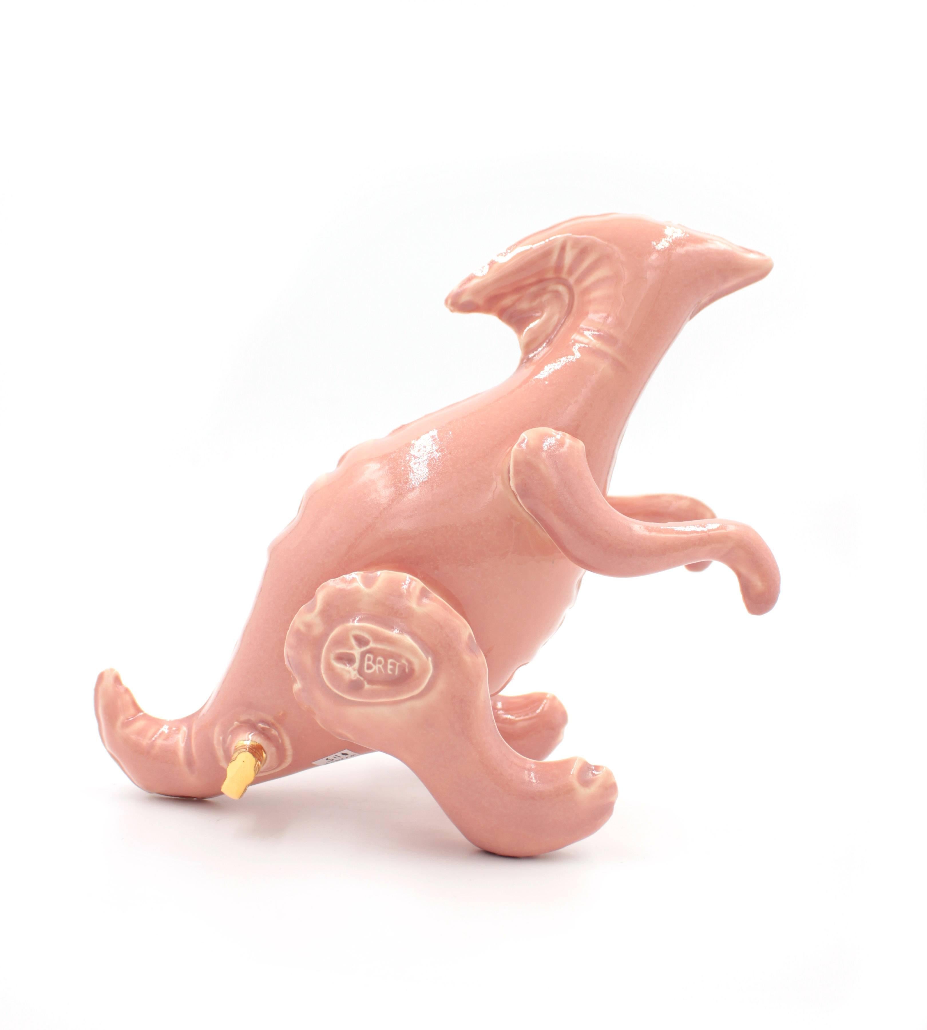 Small Pink Parasaurolophus 1