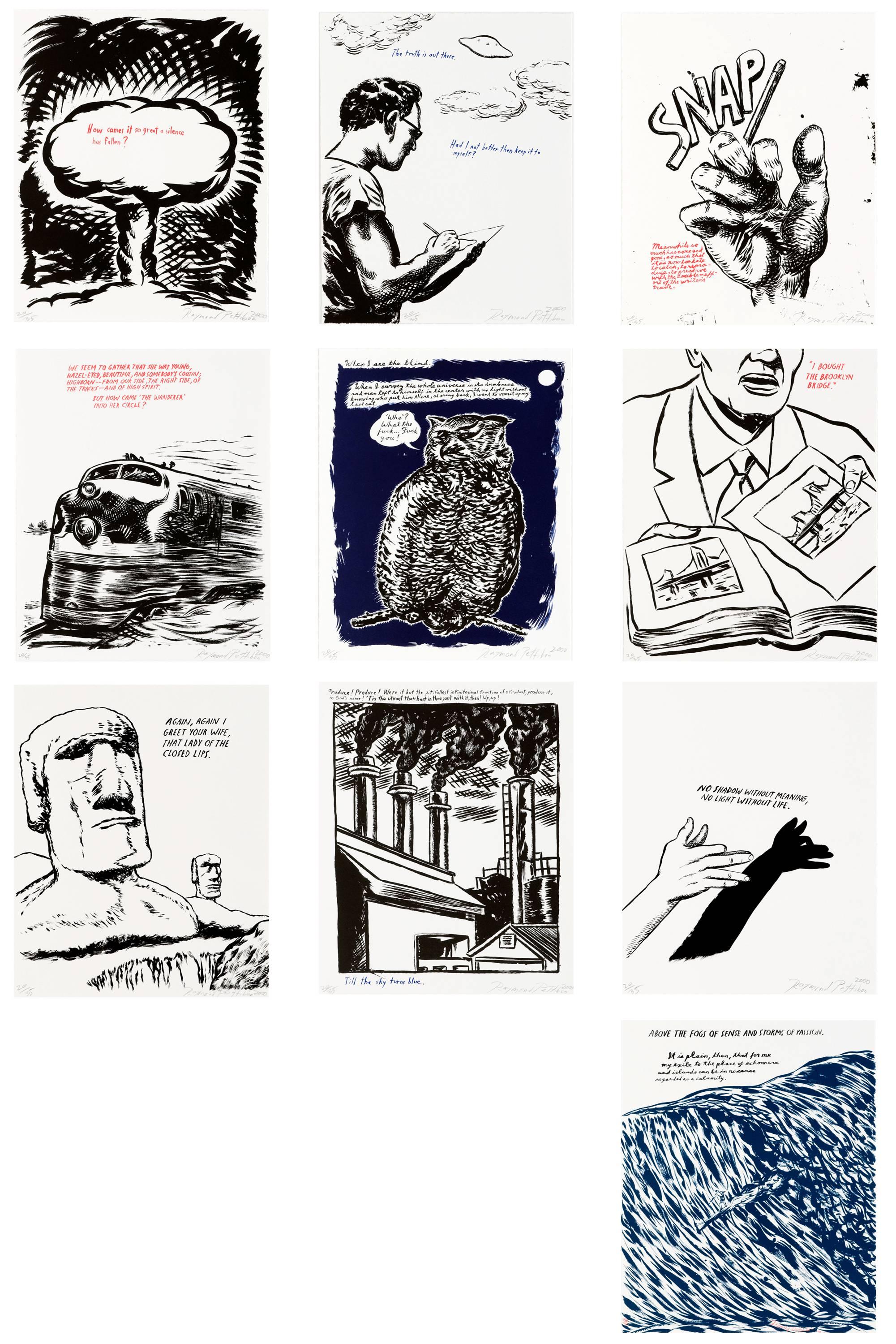 Raymond Pettibon Print - Plots on Loan I