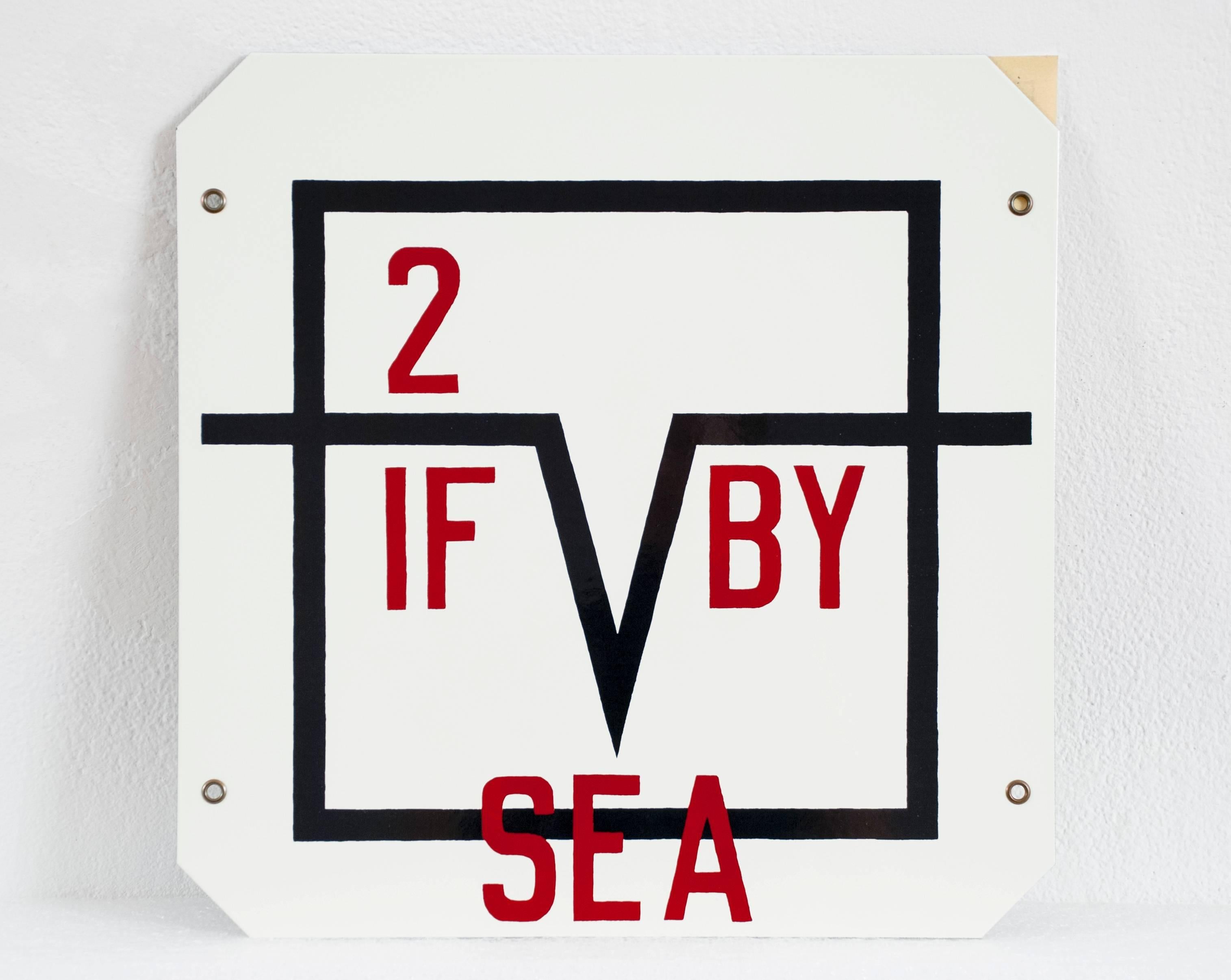 & Across the Great Divide - Contemporary Print by Lawrence Weiner
