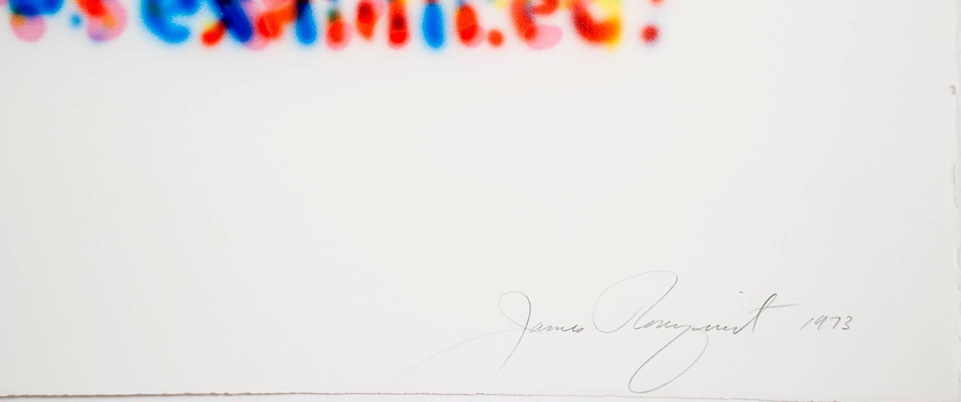 First - Print by James Rosenquist