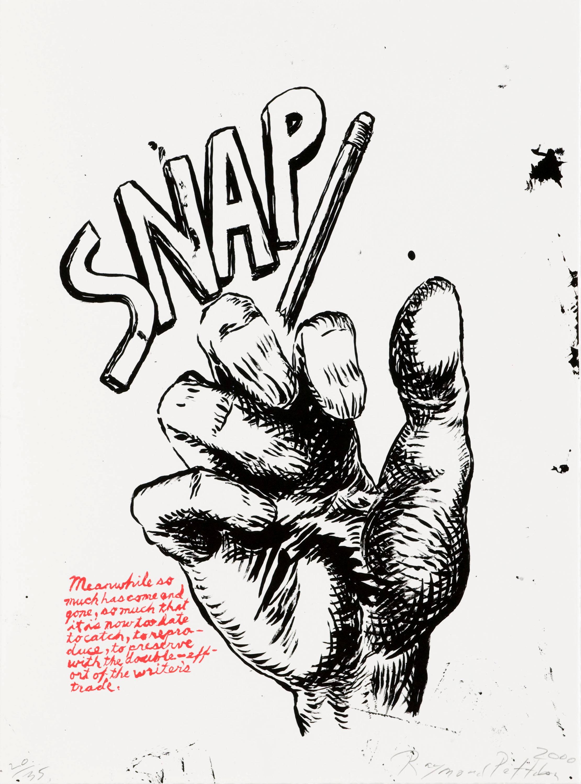 Plots on Loan I - Contemporary Print by Raymond Pettibon