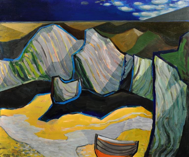 Norman Clifford Jaques Pembrokeshire Coast, Wales, Painting For Sale