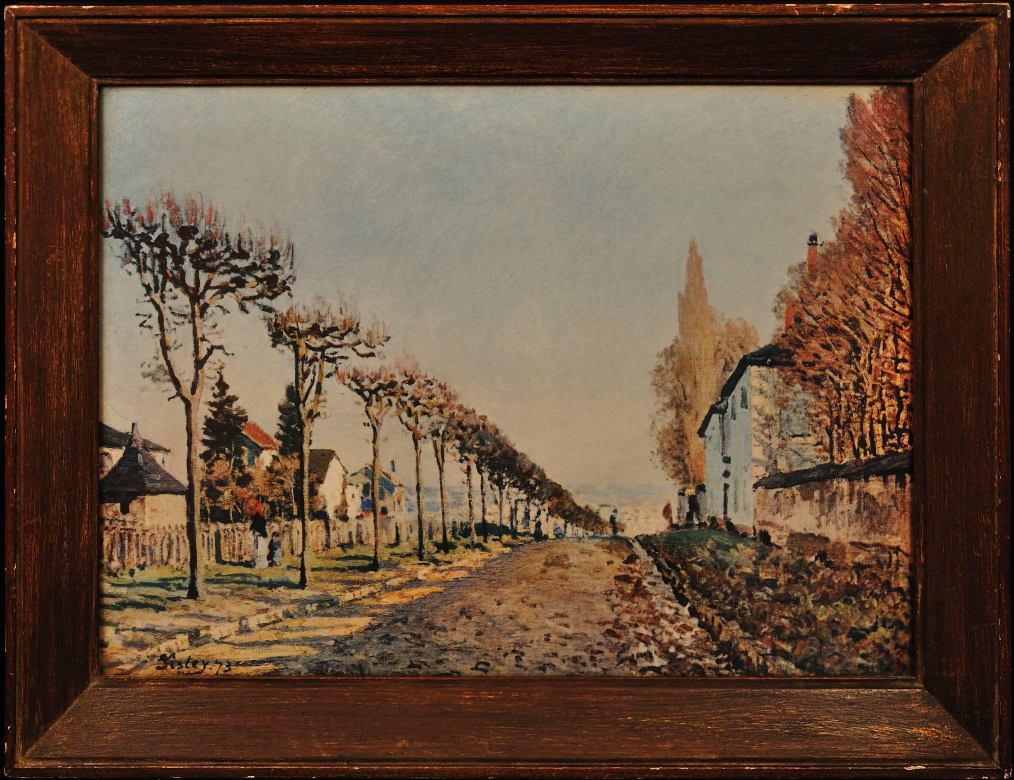 Alfred Sisley Landscape Print - Rue de la Machine, Louveciennes, 1873