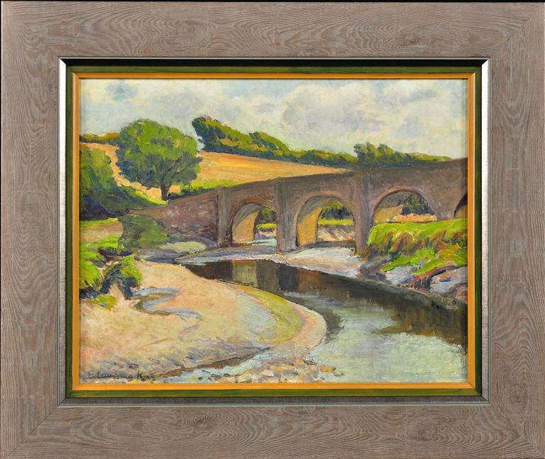 Elizabeth Lamorna Kerr The Bridge of Wool, River Camel, Wadebridge