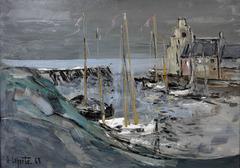 The harbor, Veere, Holland