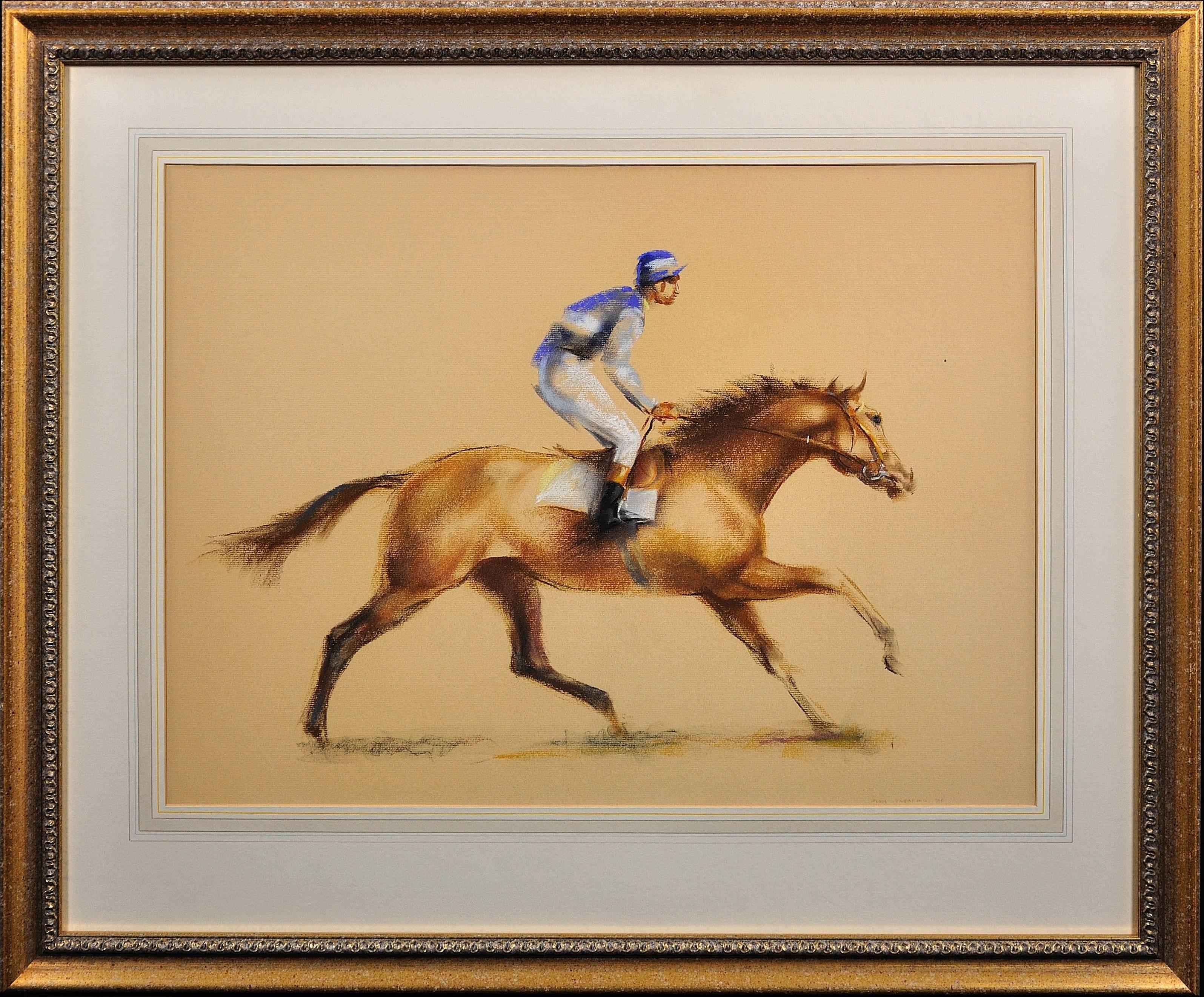 John Rattenbury Skeaping Animal Art - Racehorse and jockey
