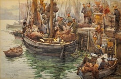 Moray Firth Zulu Herring Boat Historical Scottish Fishing Original Painting