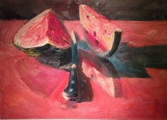 Watermelon & Knife, Red
