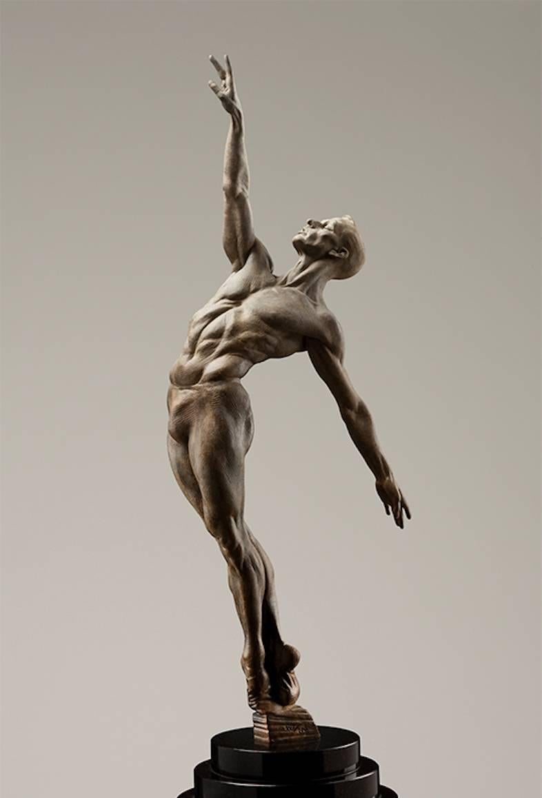 Richard MacDonald Figurative Sculpture - Male Allonge, Atelier