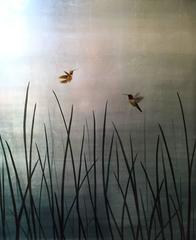 Hummingbirds in Reeds II