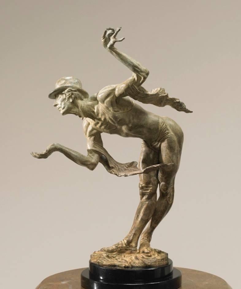 Richard MacDonald Figurative Sculpture - Rain, Atelier