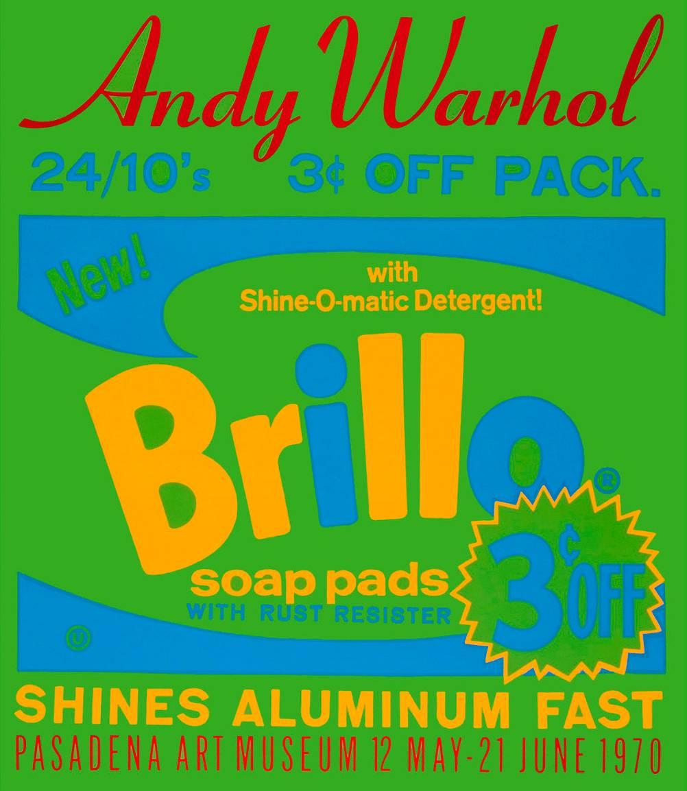 (after) Andy Warhol Print - Brillo Pads, Pasadena Art Museum