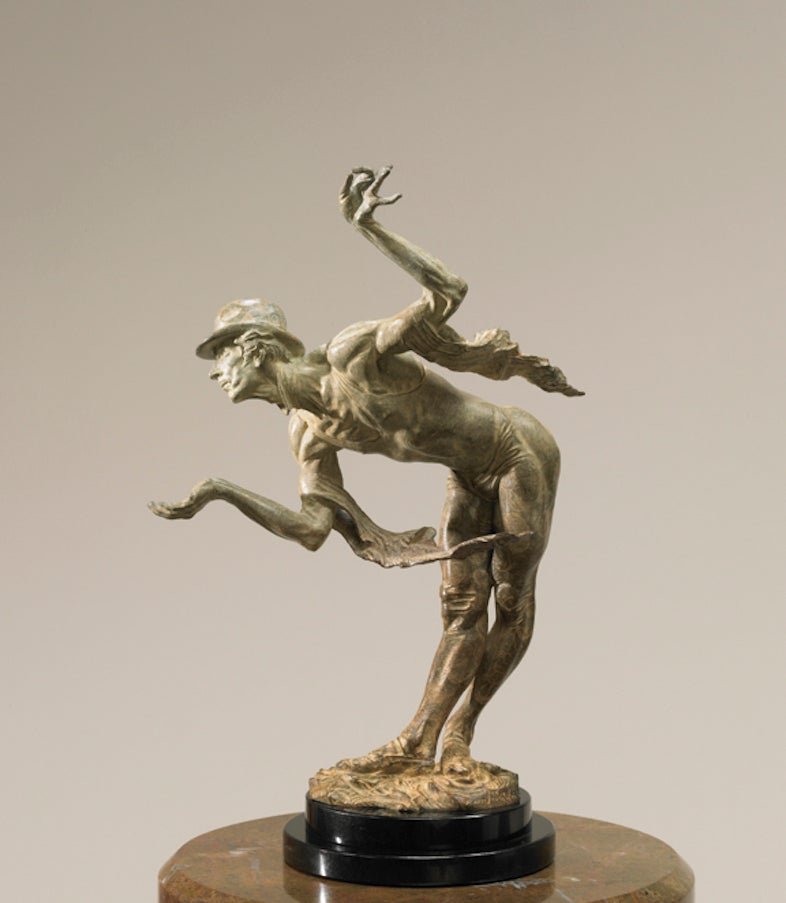 Richard MacDonald Figurative Sculpture - Rain, Atelier