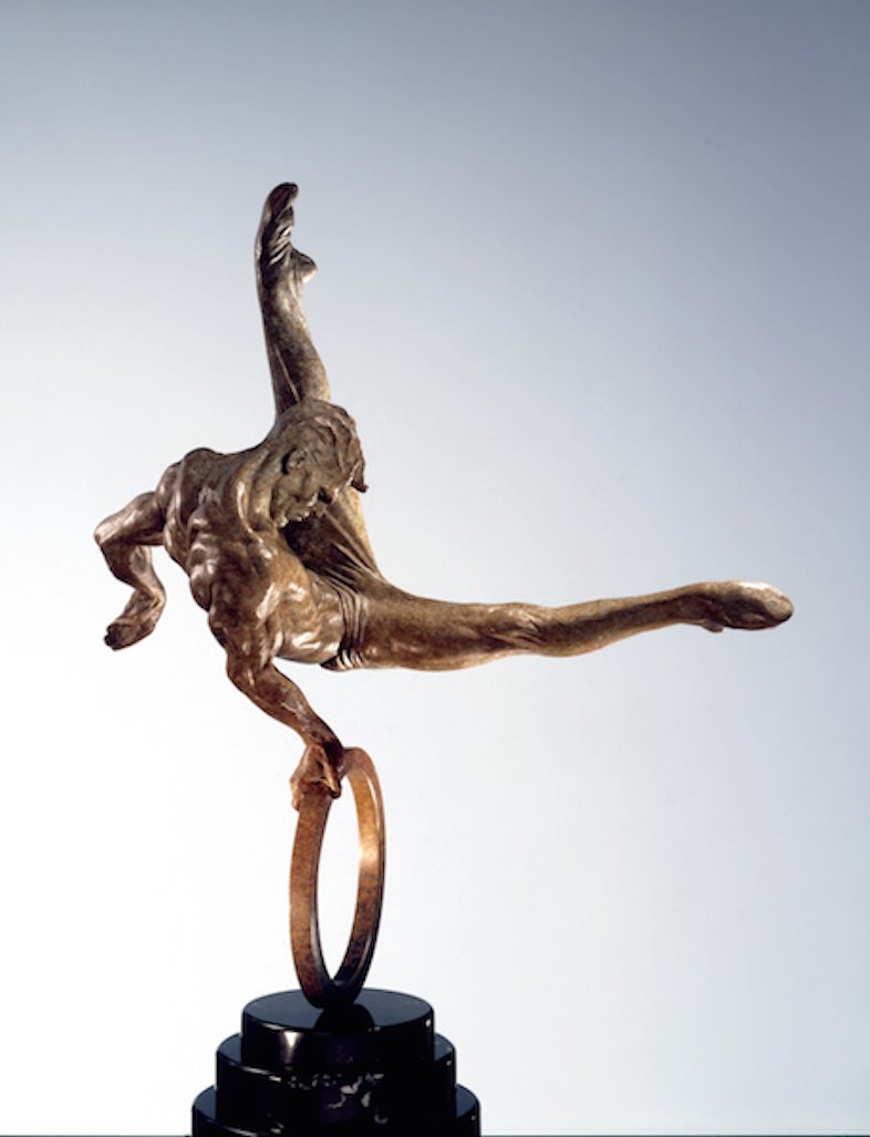 Richard MacDonald Figurative Sculpture - Gymnast, Eighth life