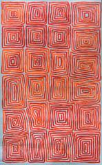 Tingari Cycle by Australian Aboriginal artist Ronnie Tjampitjinpa