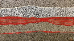 'Dry Creek Bed' by Indigenous Australian artist Kurun Warun