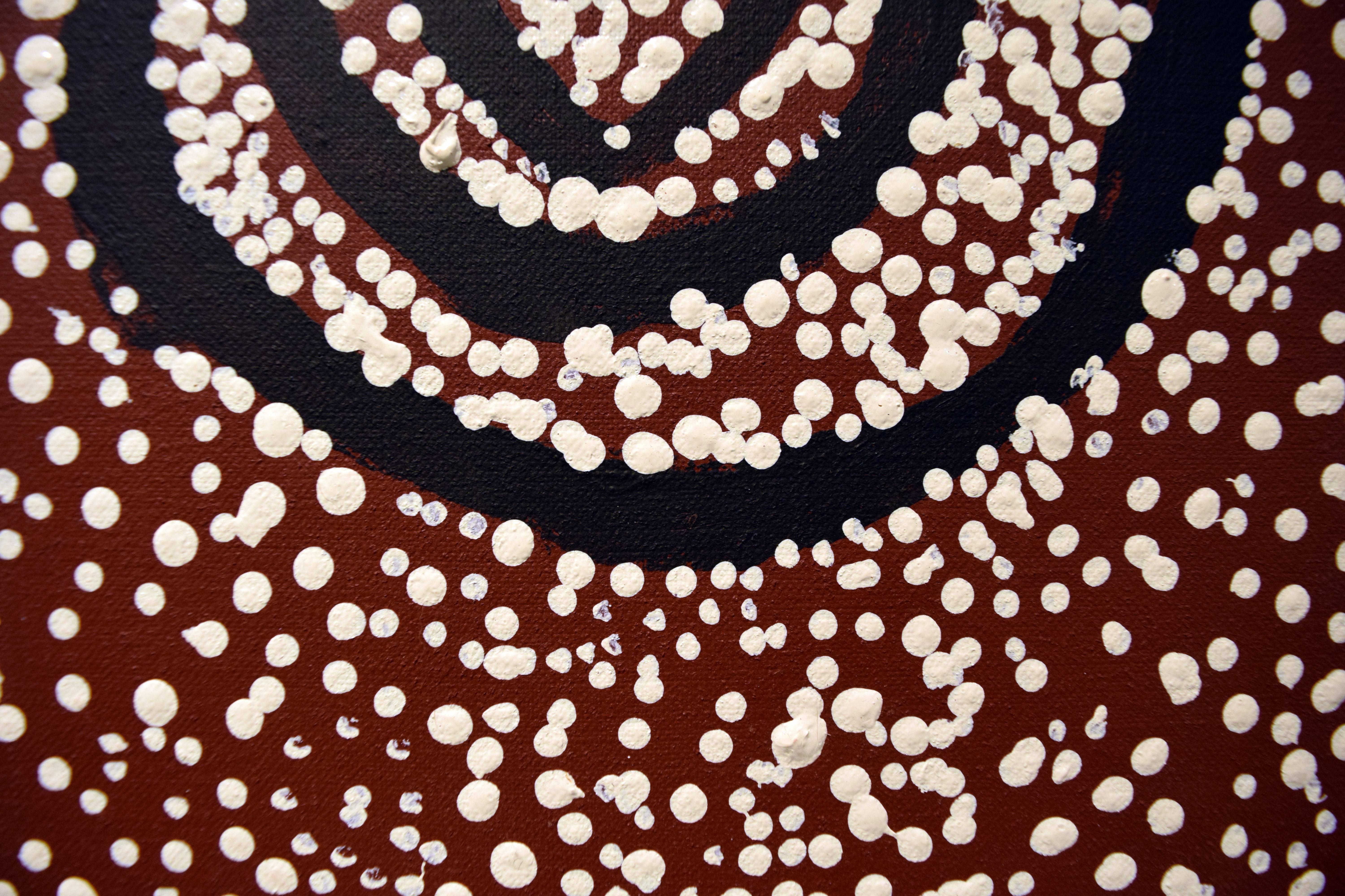 Tingari at Parayilypil by Australian Aboriginal Artist Peg Leg Tjampitjinpa For Sale 2