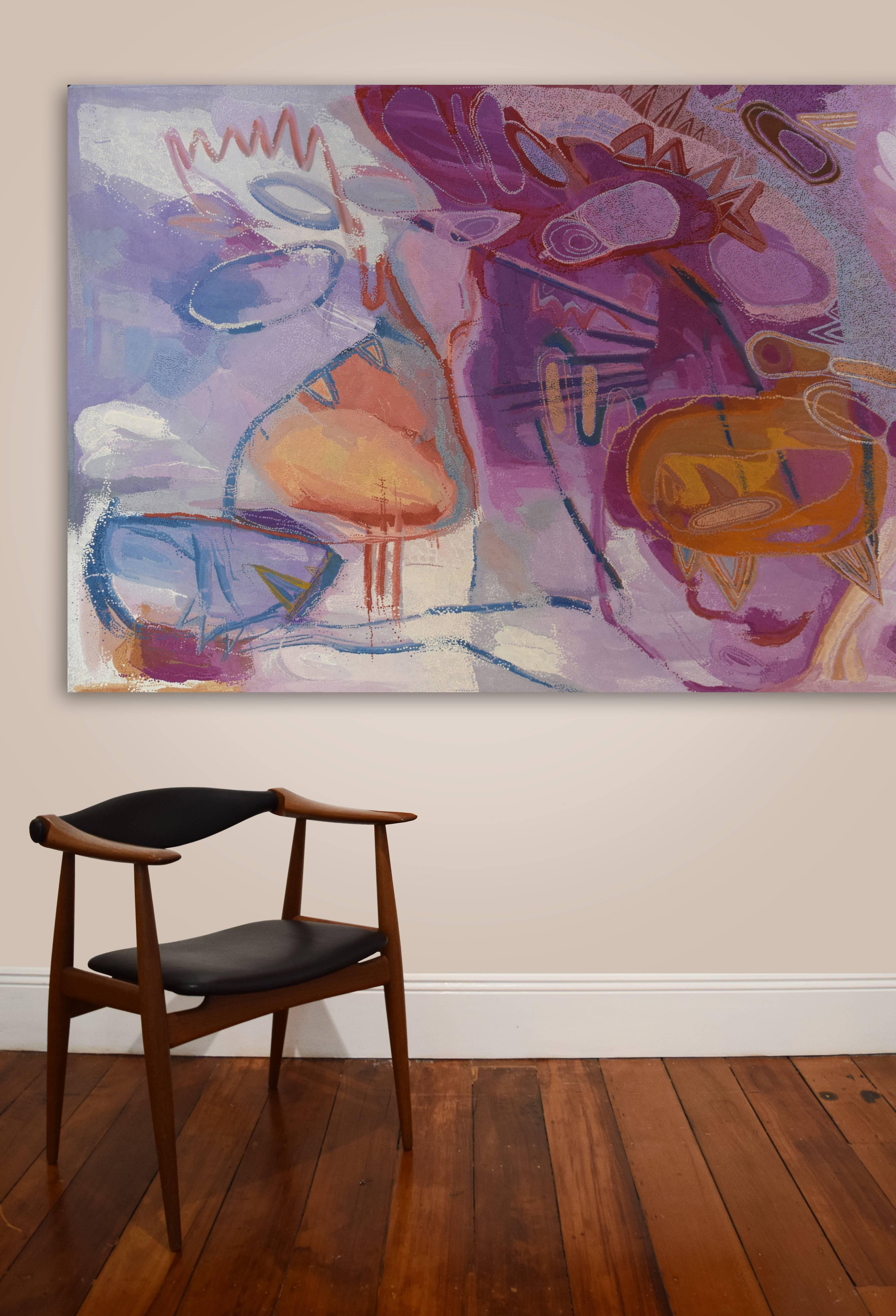 'Landmarks' by Indigenous Australian artist Helen McCarthy For Sale 2